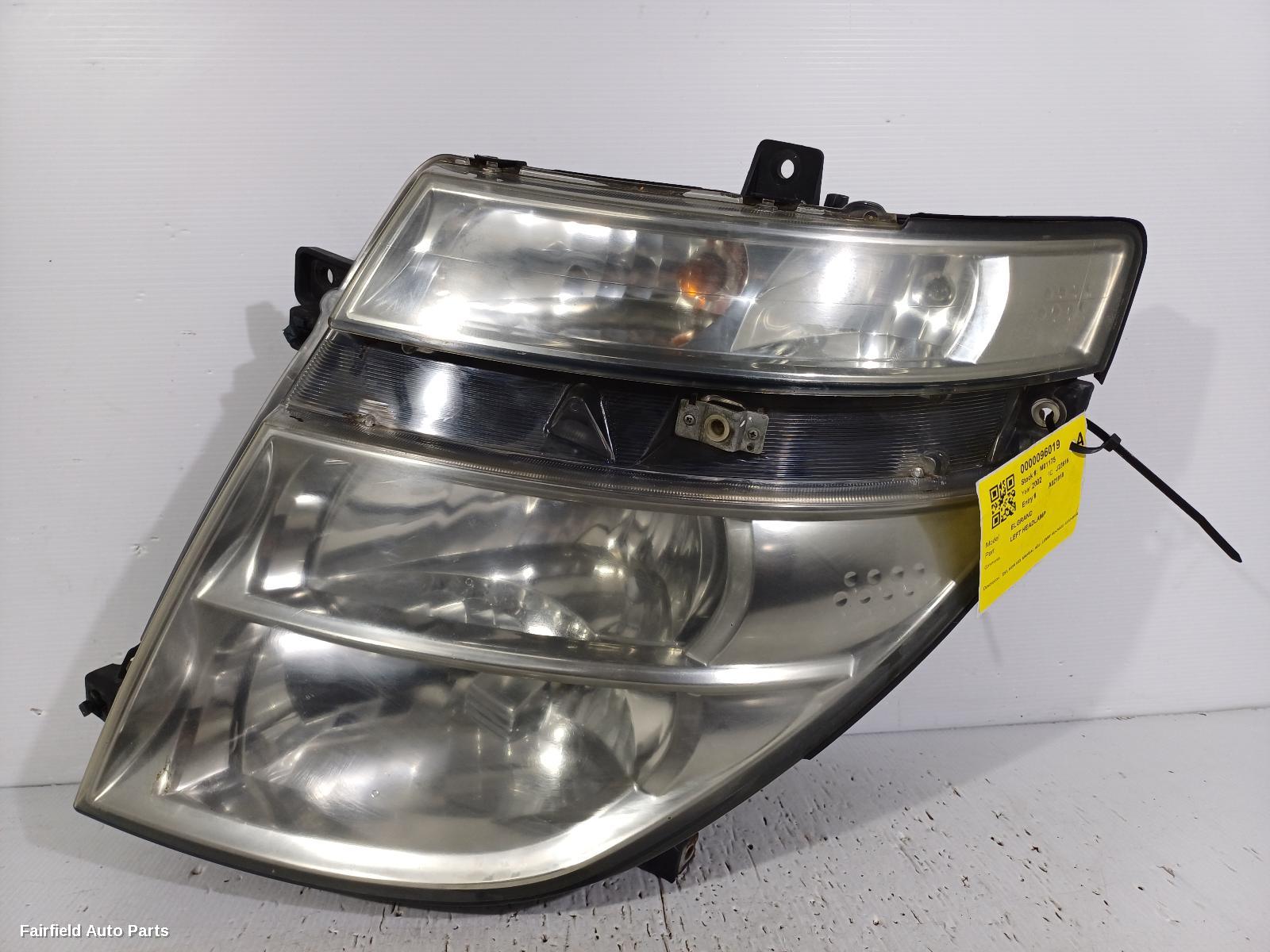 2002-2004 Nissan Elgrand Left Headlamp