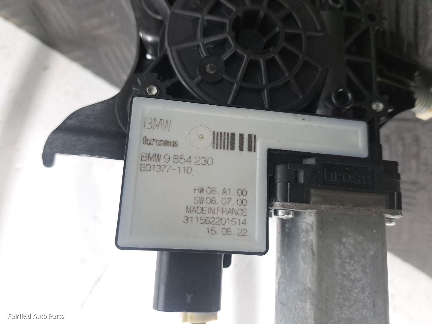2021-2026 Bmw I4 Right Front Window Reg Motor