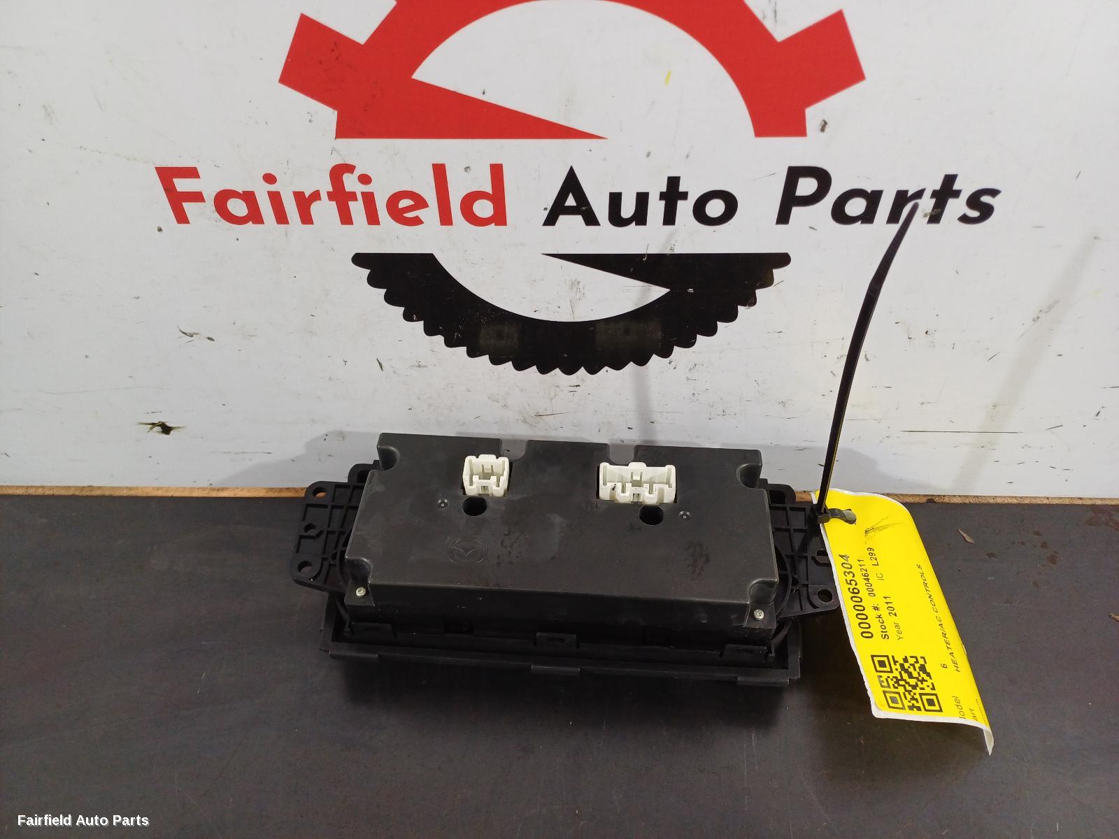 2008-2012 Mazda 6 Heater Ac Controls