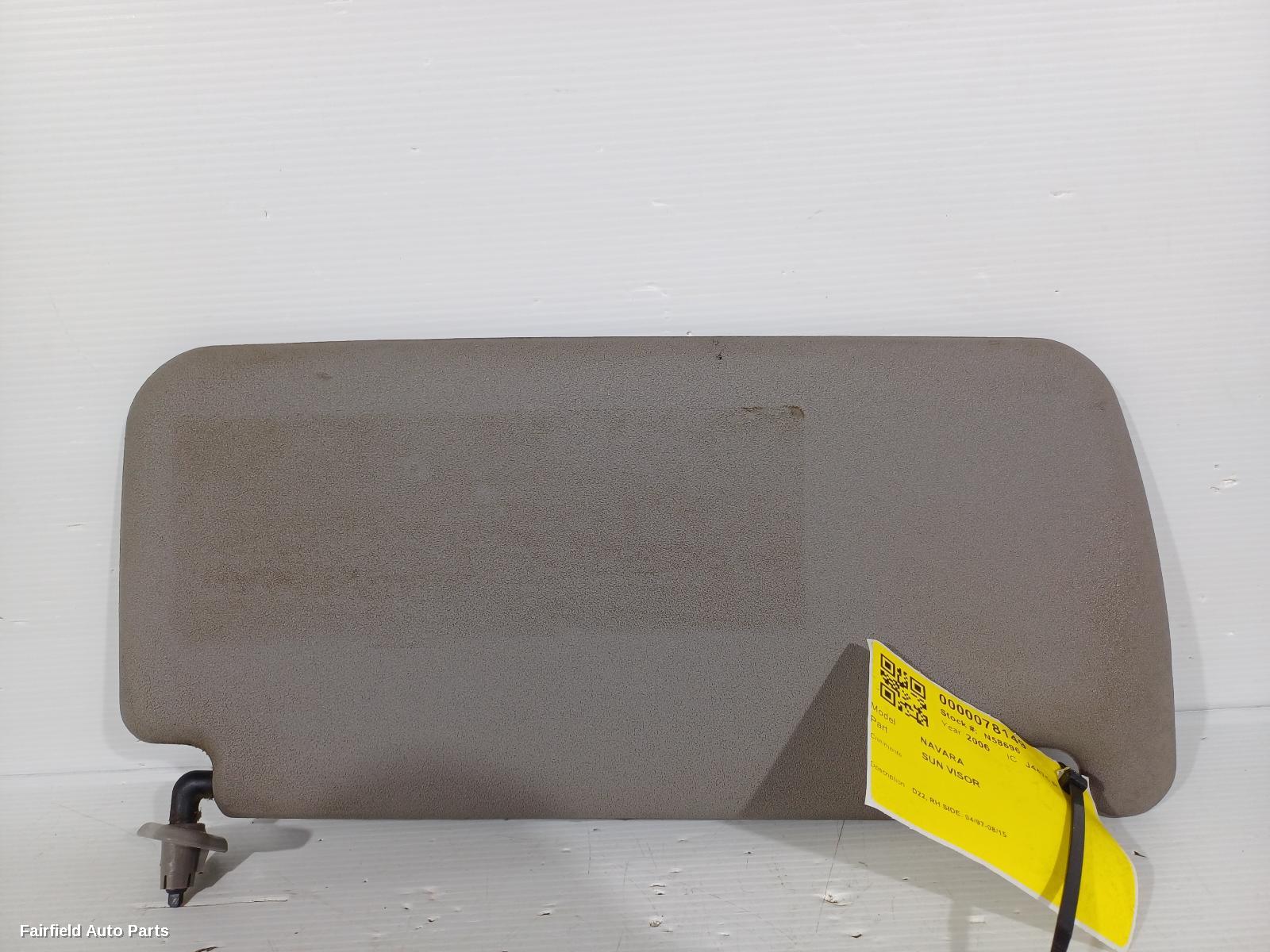 1997-2015 Nissan Navara Sunvisor