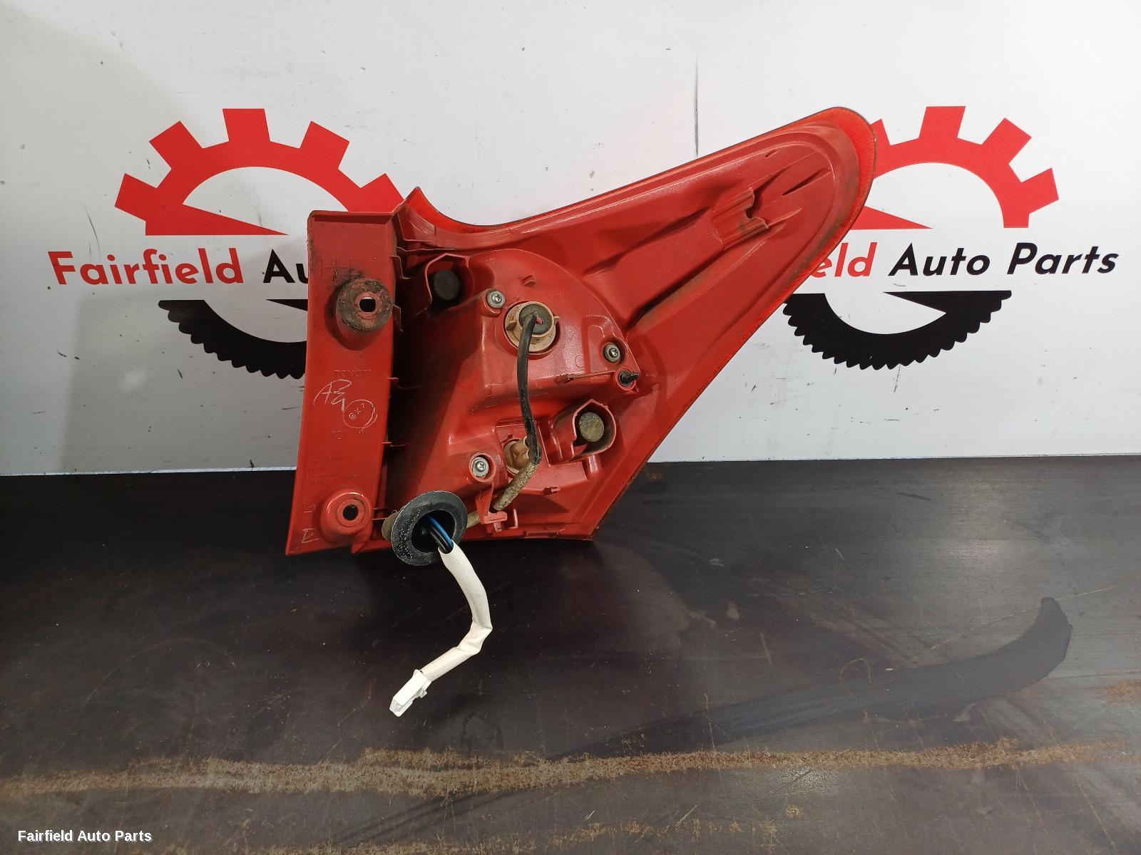 2012 Toyota Corolla Left Taillight