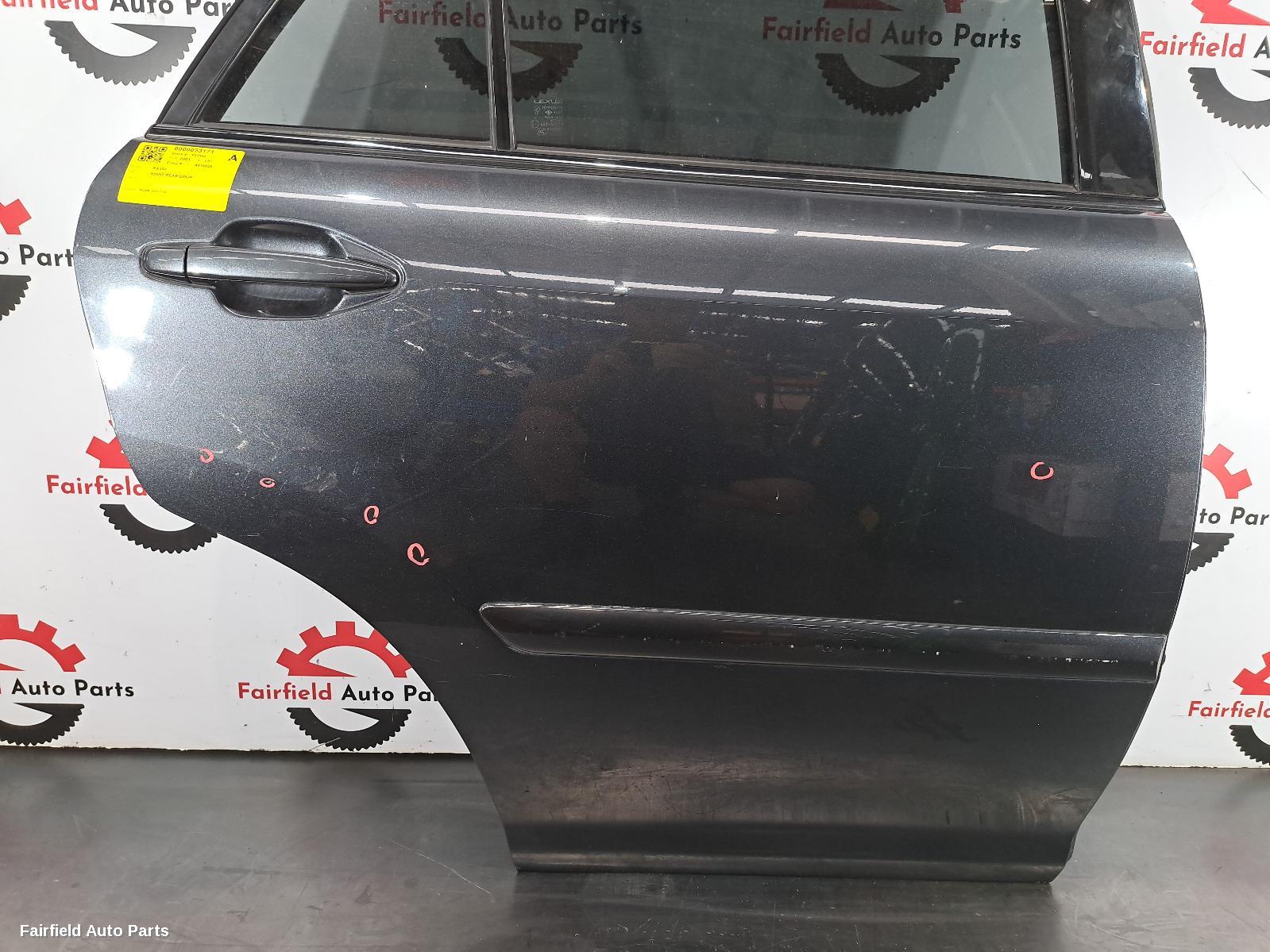 2003 Lexus Rx Series Right Rear Door Sliding