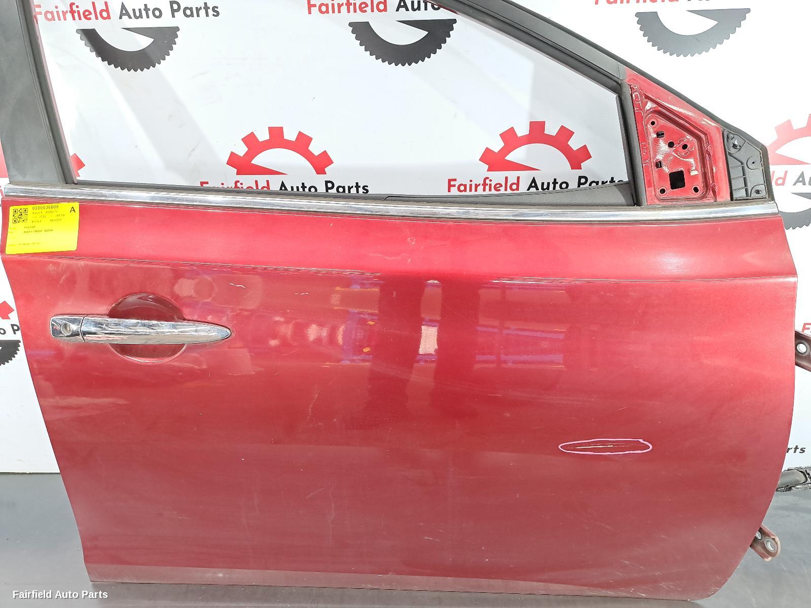 2012-2017 Nissan Pulsar Right Front Door