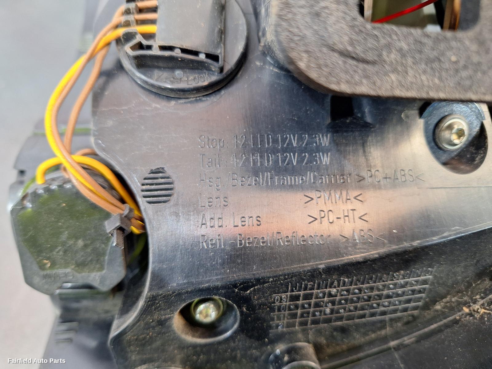 2016 Volkswagen Golf Left Taillight