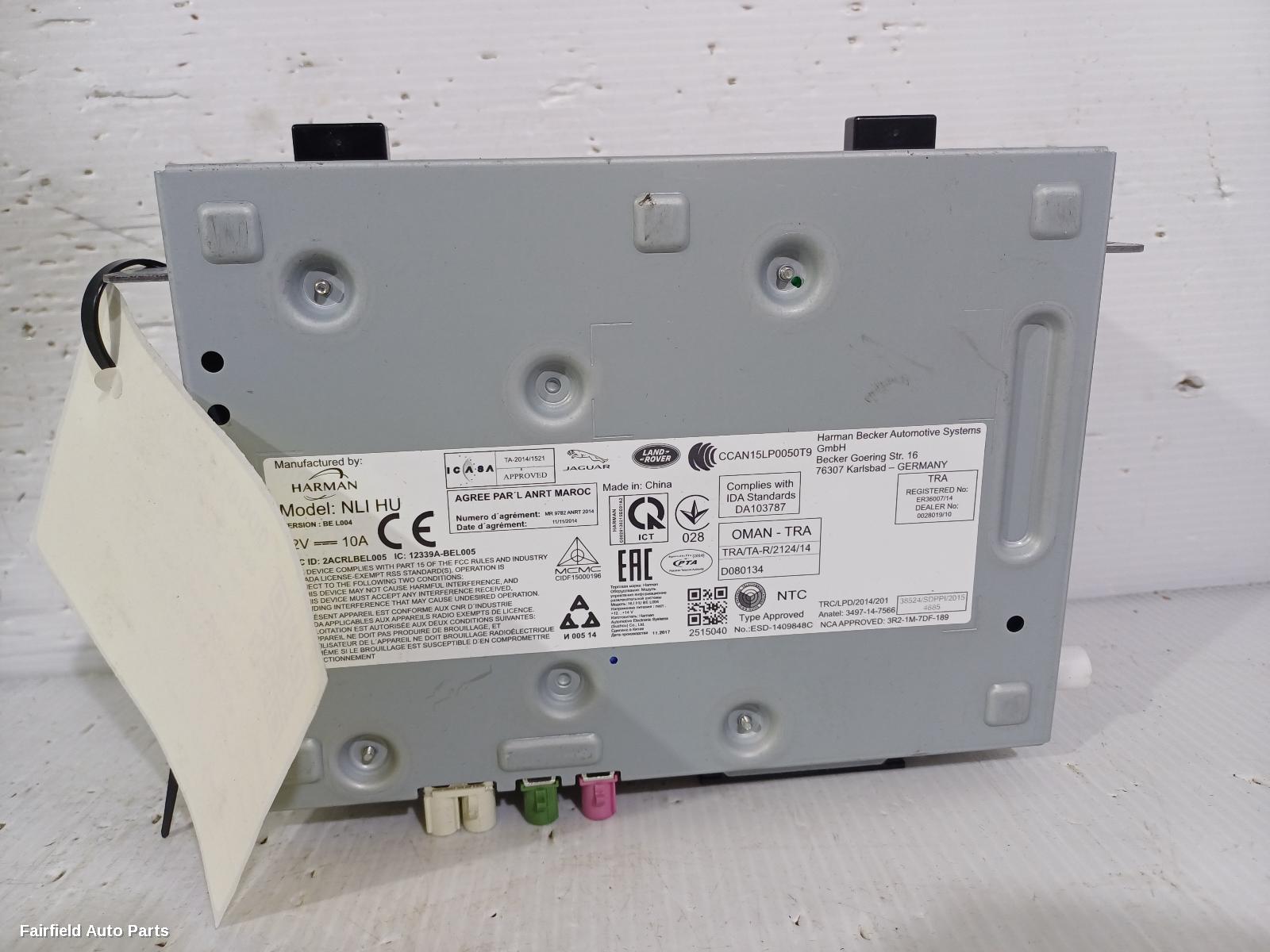 2015-2019 Land Rover Discovery Sport Radio Cd Dvd Sat Tv