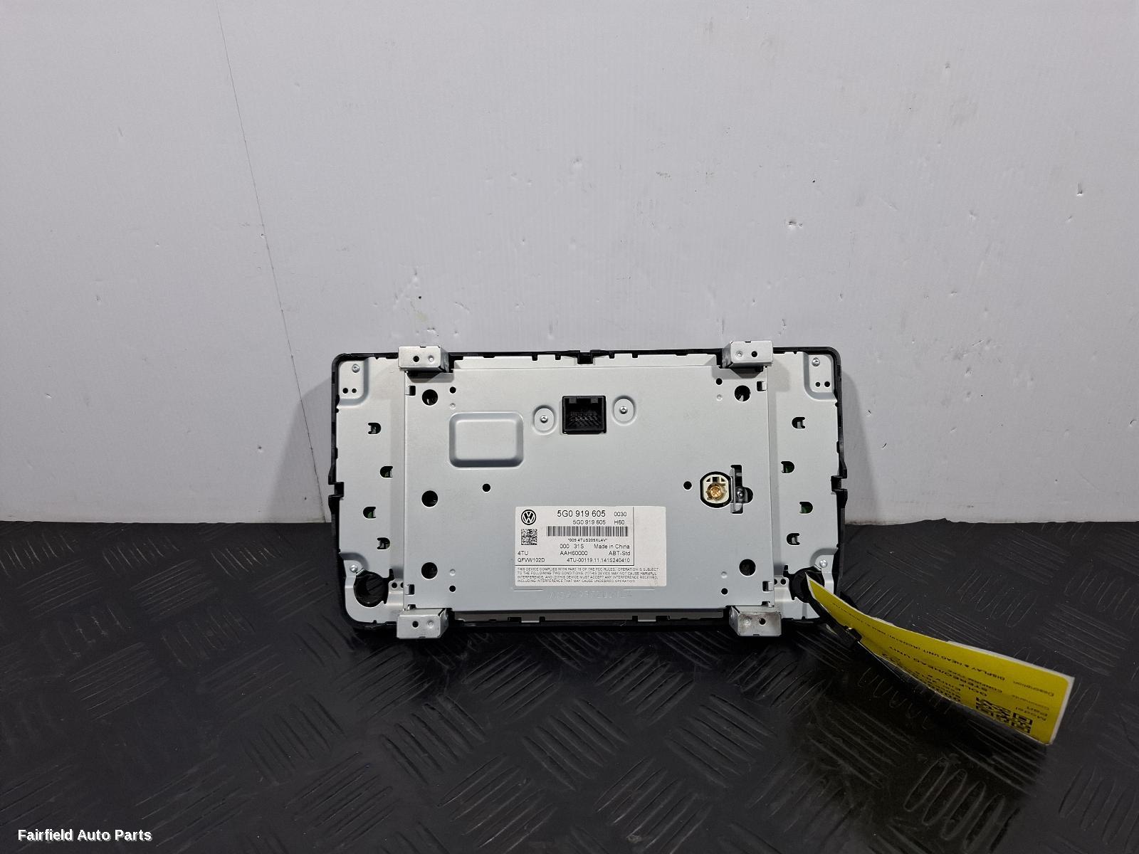 2012-2017 Volkswagen Golf Radio Cd Dvd Sat Tv