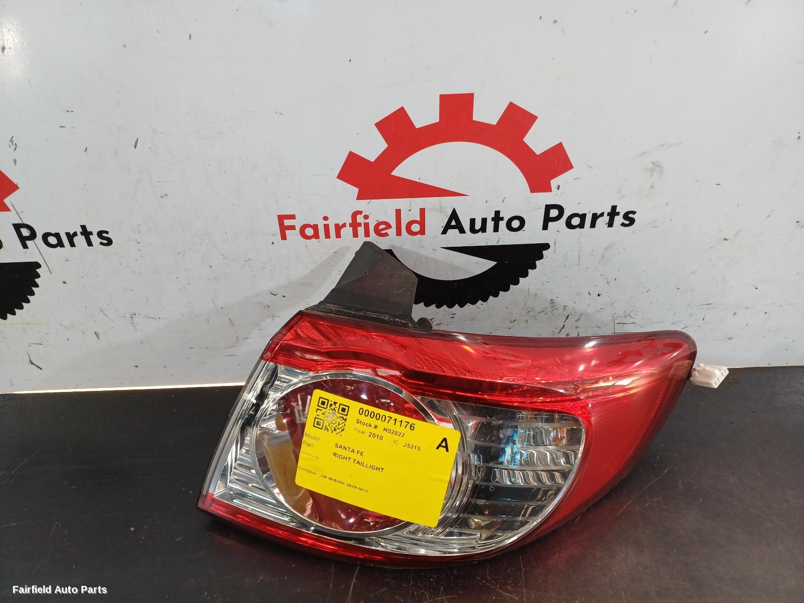 2009-2012 Hyundai Santa Fe Right Taillight
