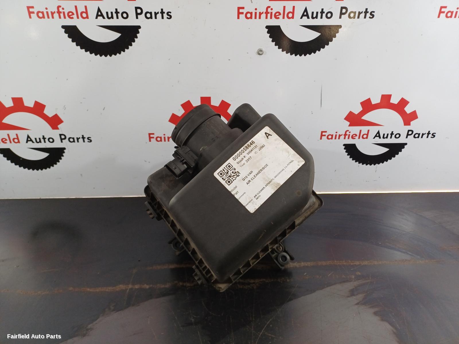 2015-2025 Ldv G10 Air Cleaner Box