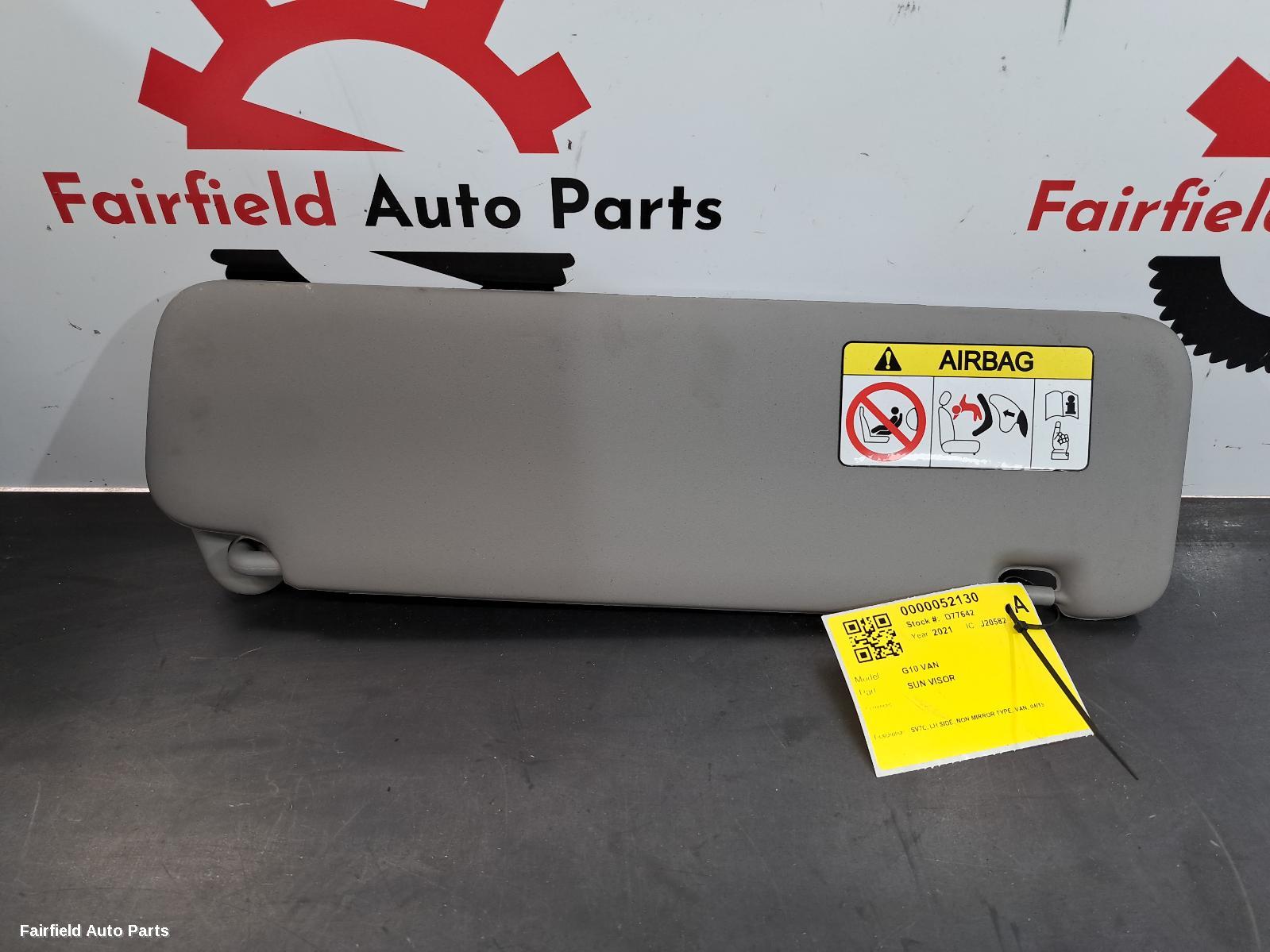 2015-2025 Ldv G10 Sunvisor