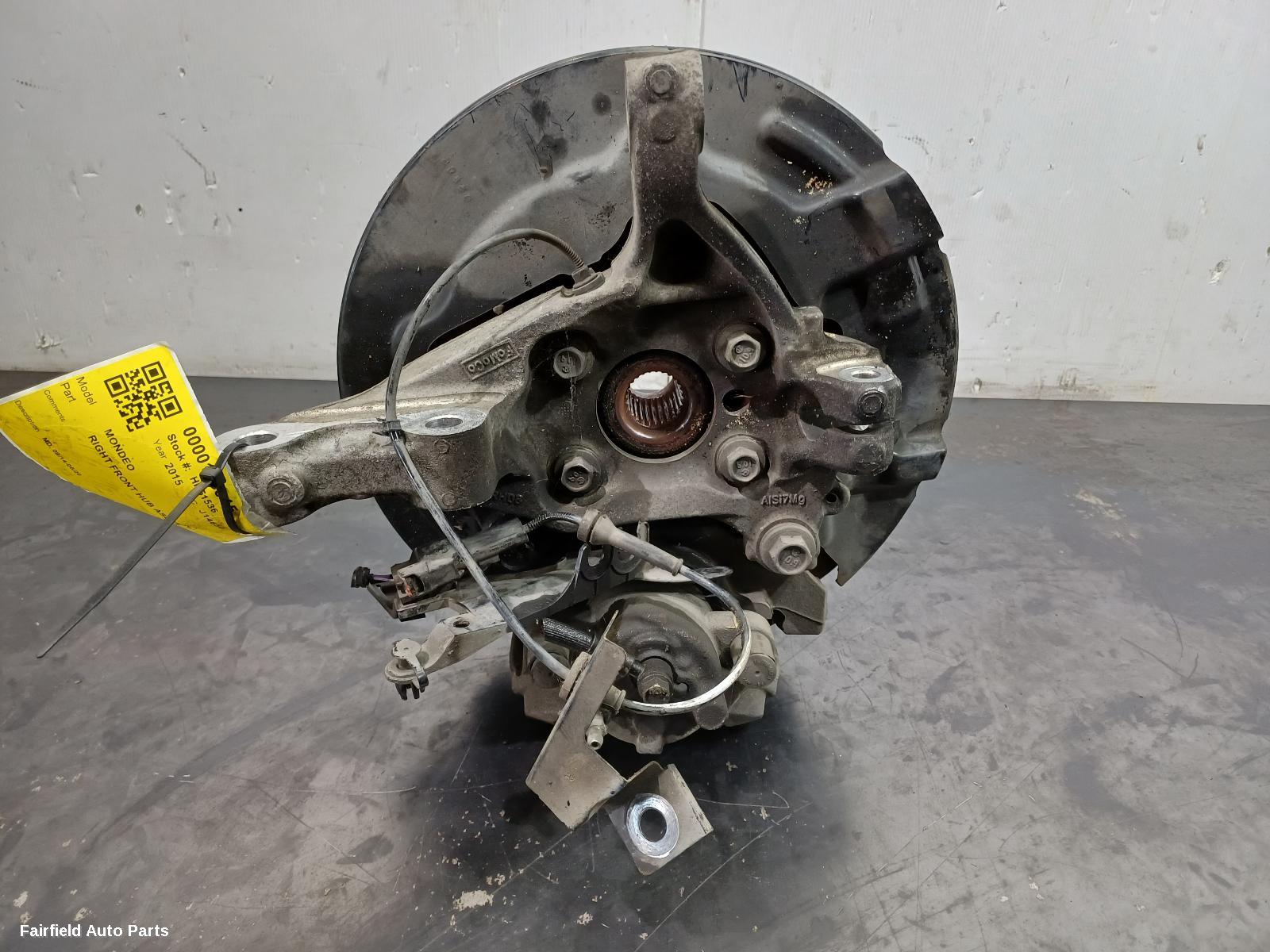 2014-2020 Ford Mondeo Right Front Hub Assembly