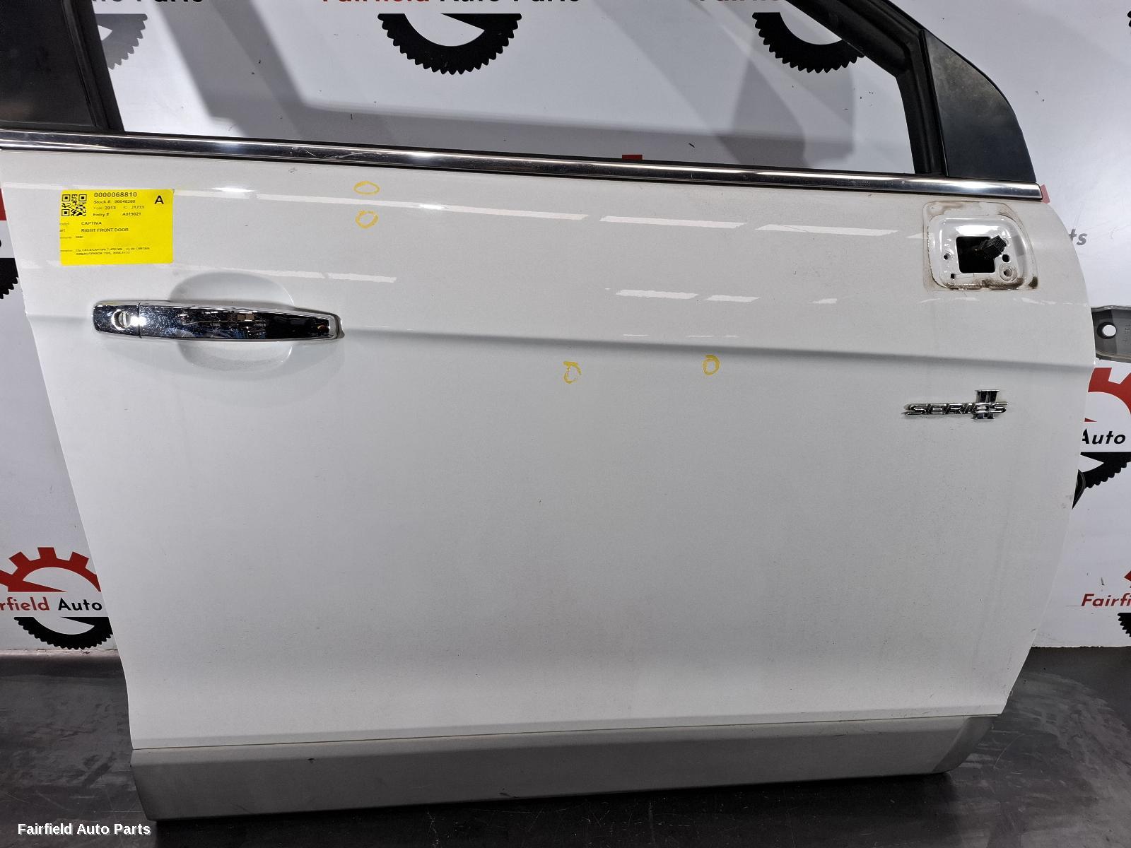2006-2013 Holden Captiva Right Front Door