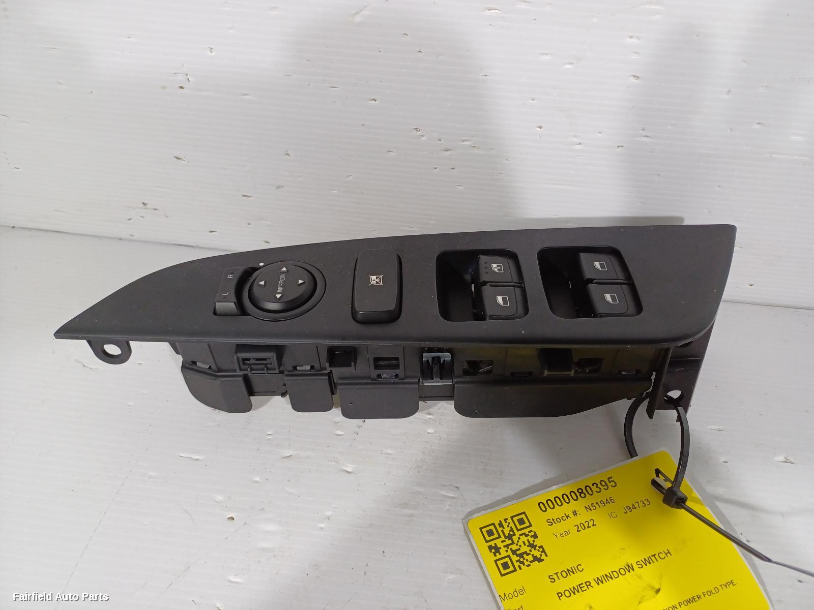 2020-2026 Kia Stonic Pwr Dr Wind Switch