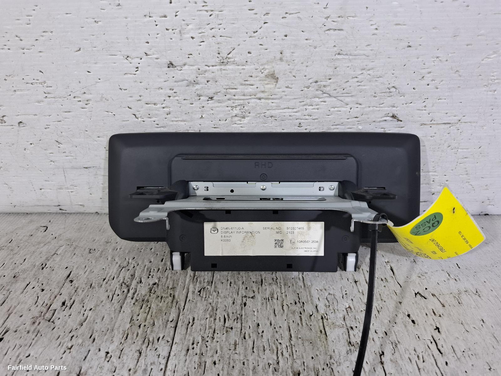 2020-2023 Mazda Mx30 Radio Cd Dvd Sat Tv