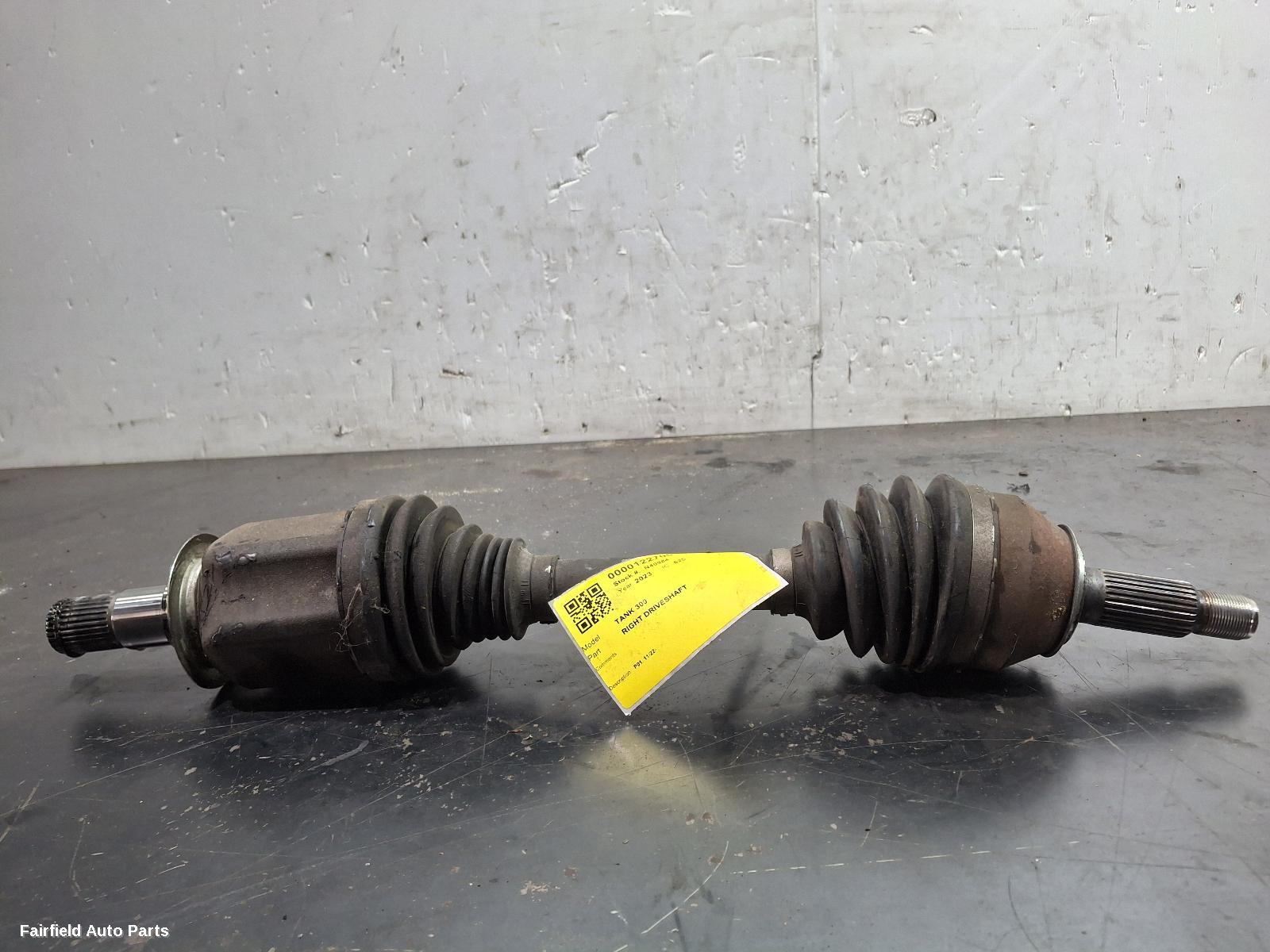 2022-2026 Great Wall Tank 300 Right Driveshaft