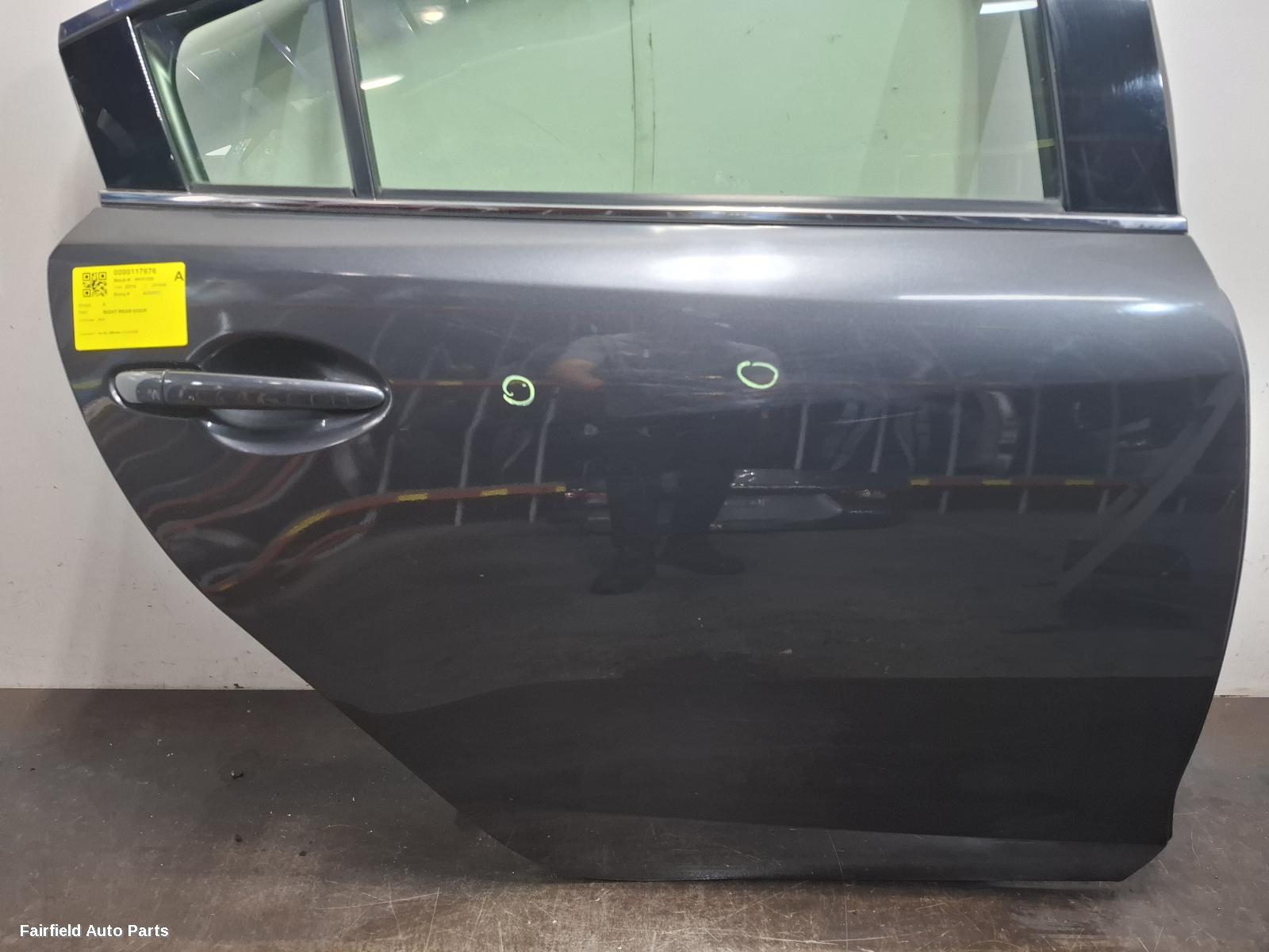 2012-2024 Mazda 6 Right Rear Door Sliding