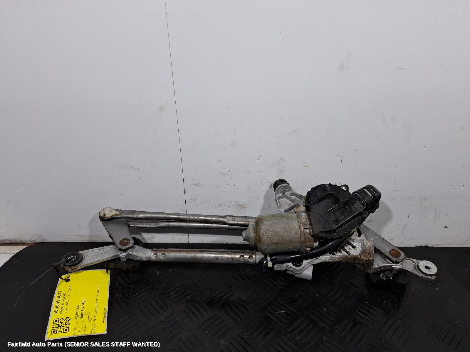 2007-2013 Toyota Corolla Wiper Motor