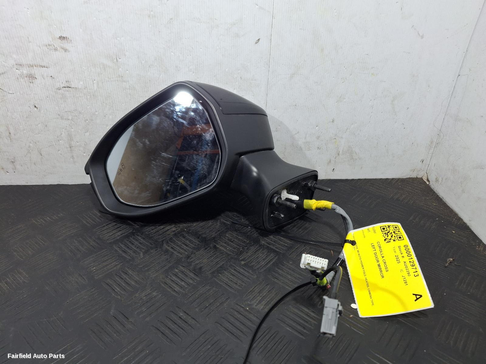 2022-2026 Toyota Corolla Cross Left Door Mirror