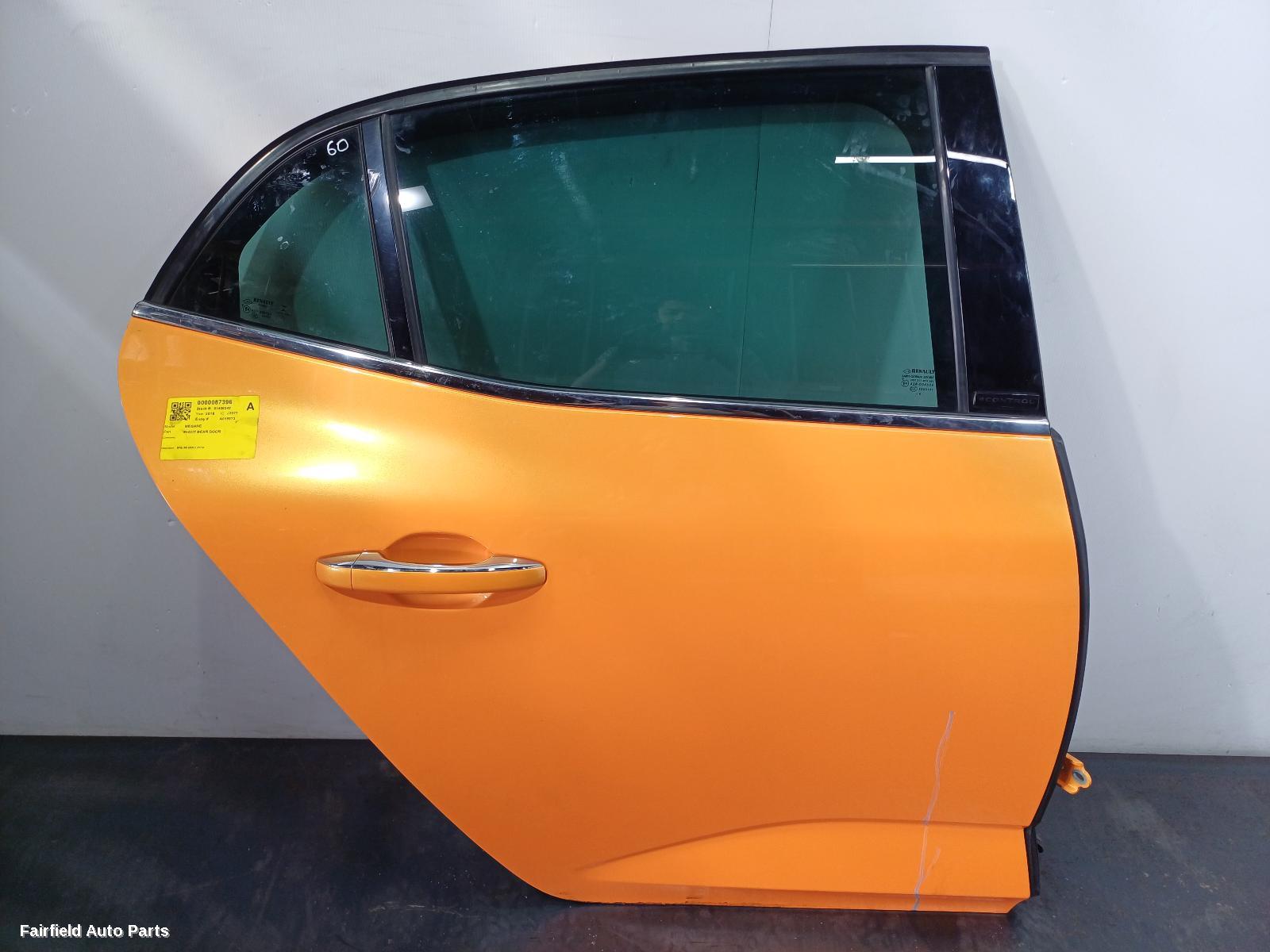2018-2023 Renault Megane Right Rear Door Sliding