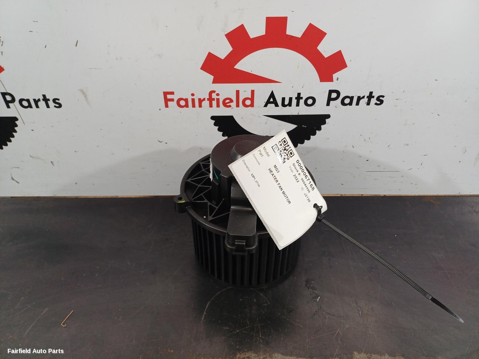 2016-2024 Mg Mg3 Heater Fan Motor