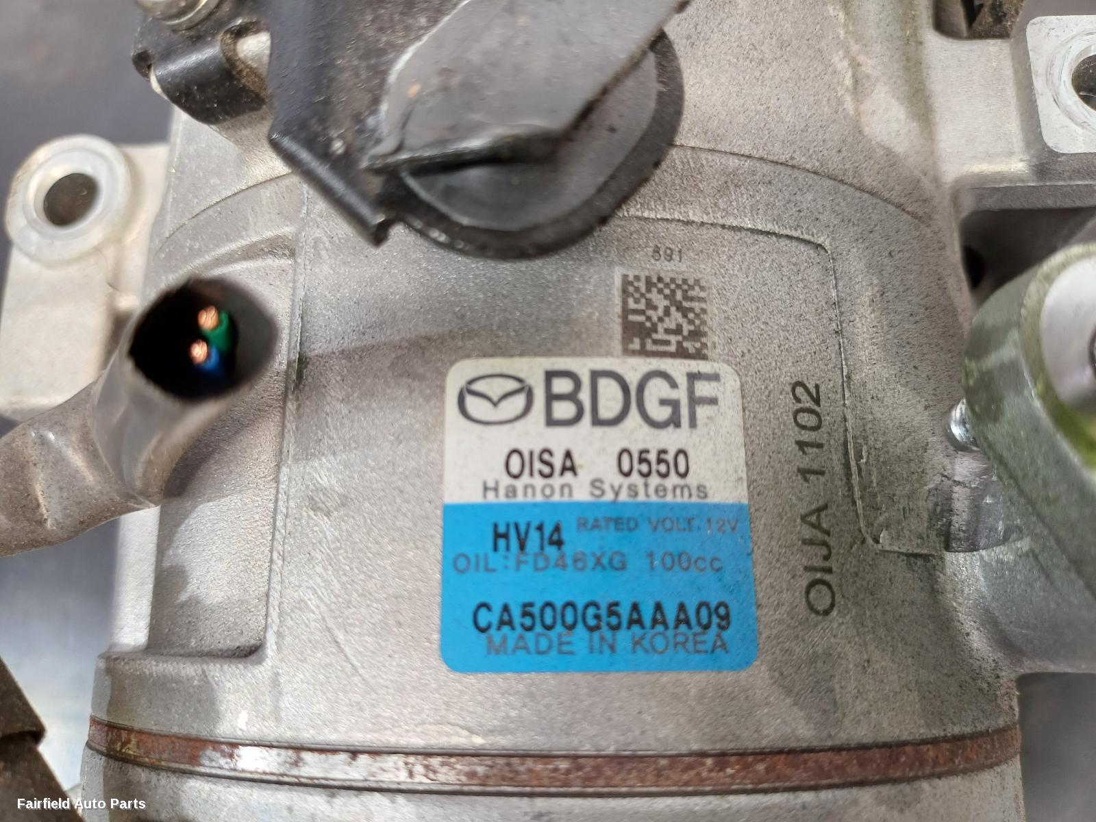2019 Mazda 3 A C Compressor