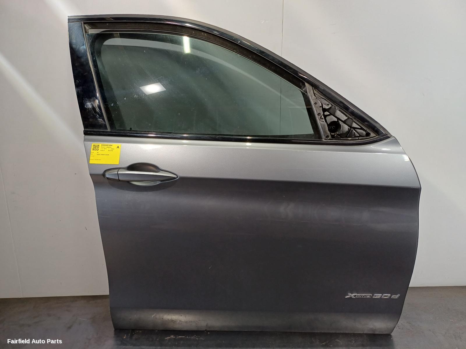 2014-2019 Bmw X6 Right Front Door