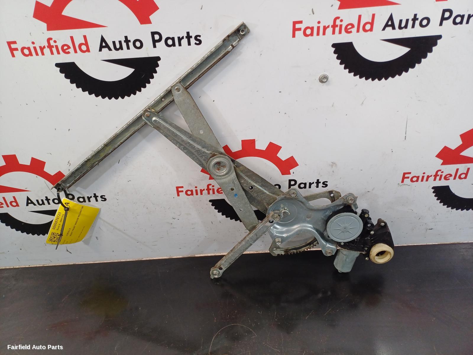 2007-2013 Toyota Corolla Right Front Window Reg Motor