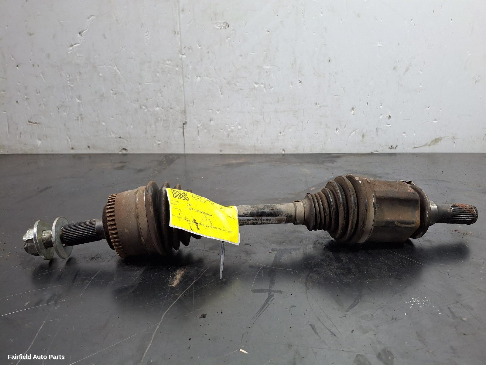 2017-2021 Ldv T60 Left Driveshaft