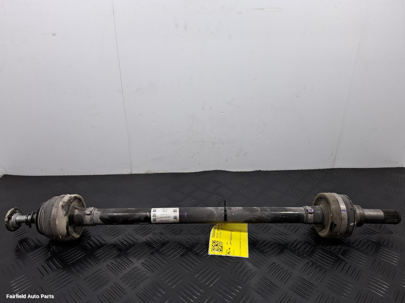 2017-2019 Bmw X3 Left Driveshaft