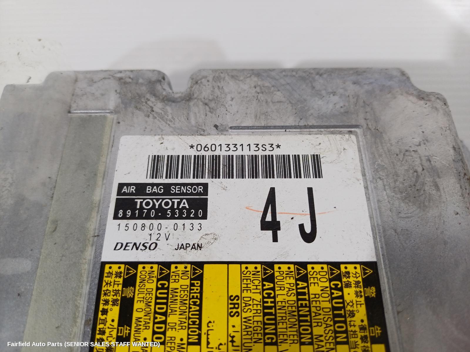 2016 Lexus Is Series Airbag Module Sensor