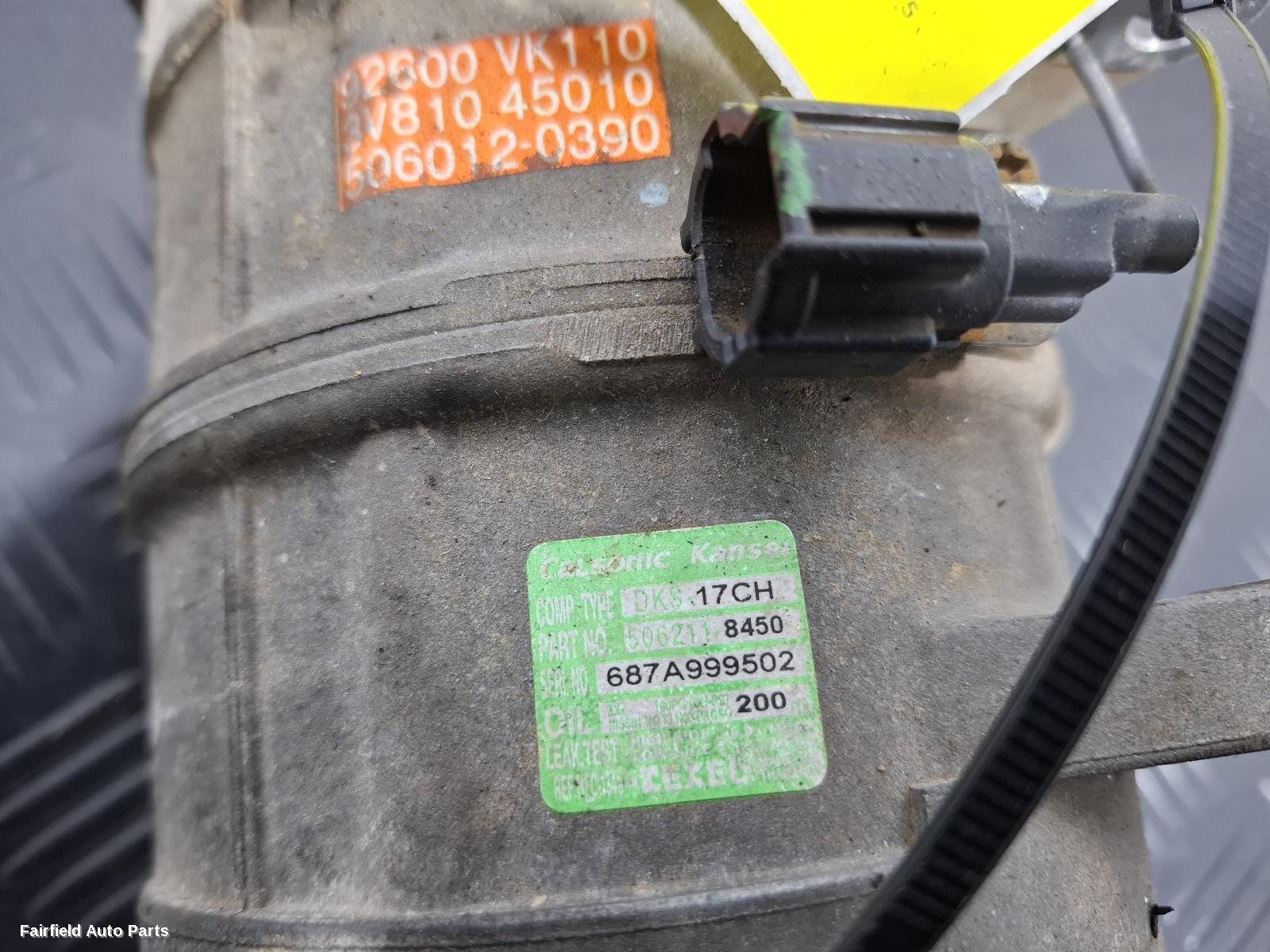 1997-2015 Nissan Navara A C Compressor