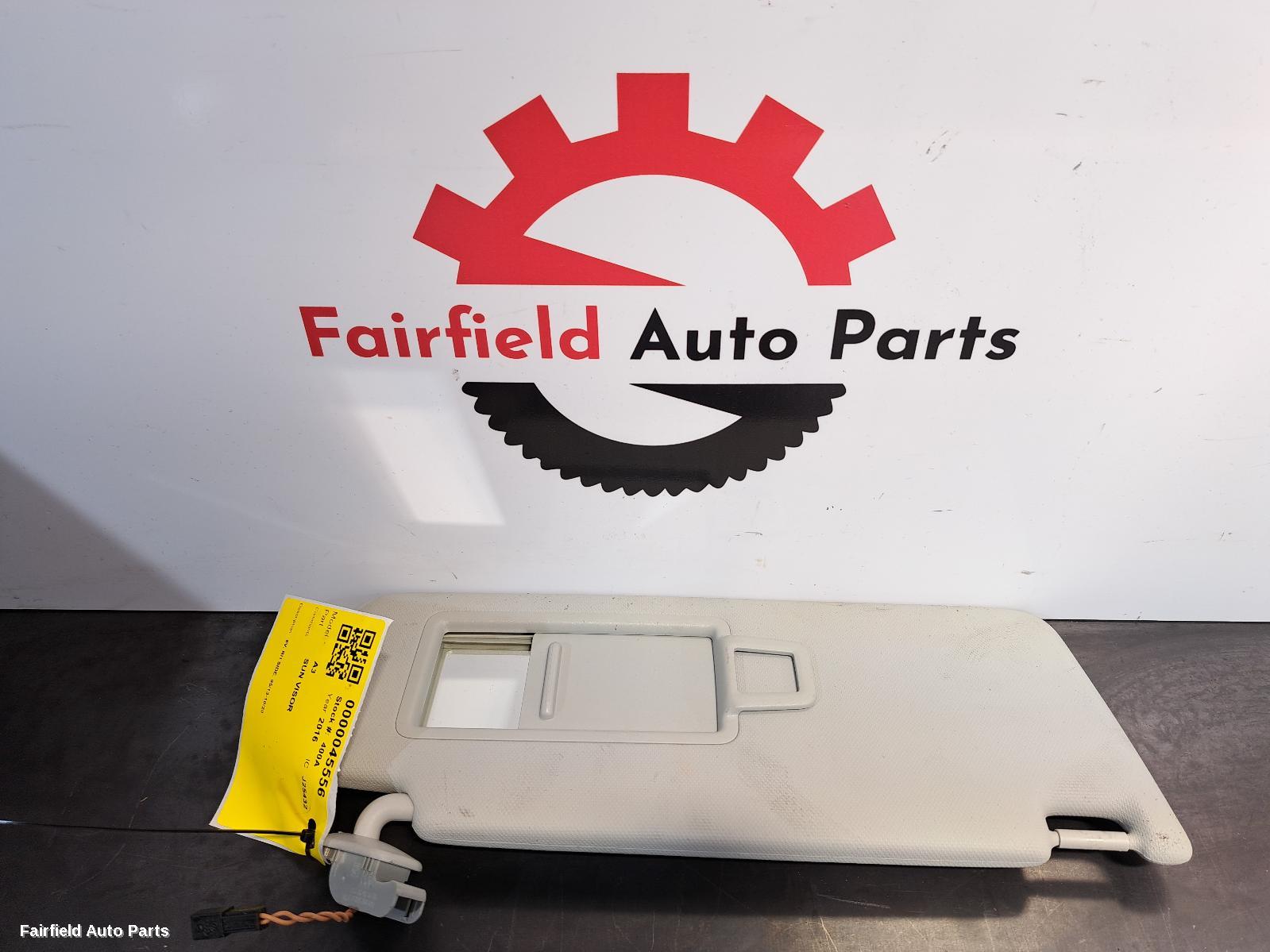 2013-2020 Audi A3 Sunvisor