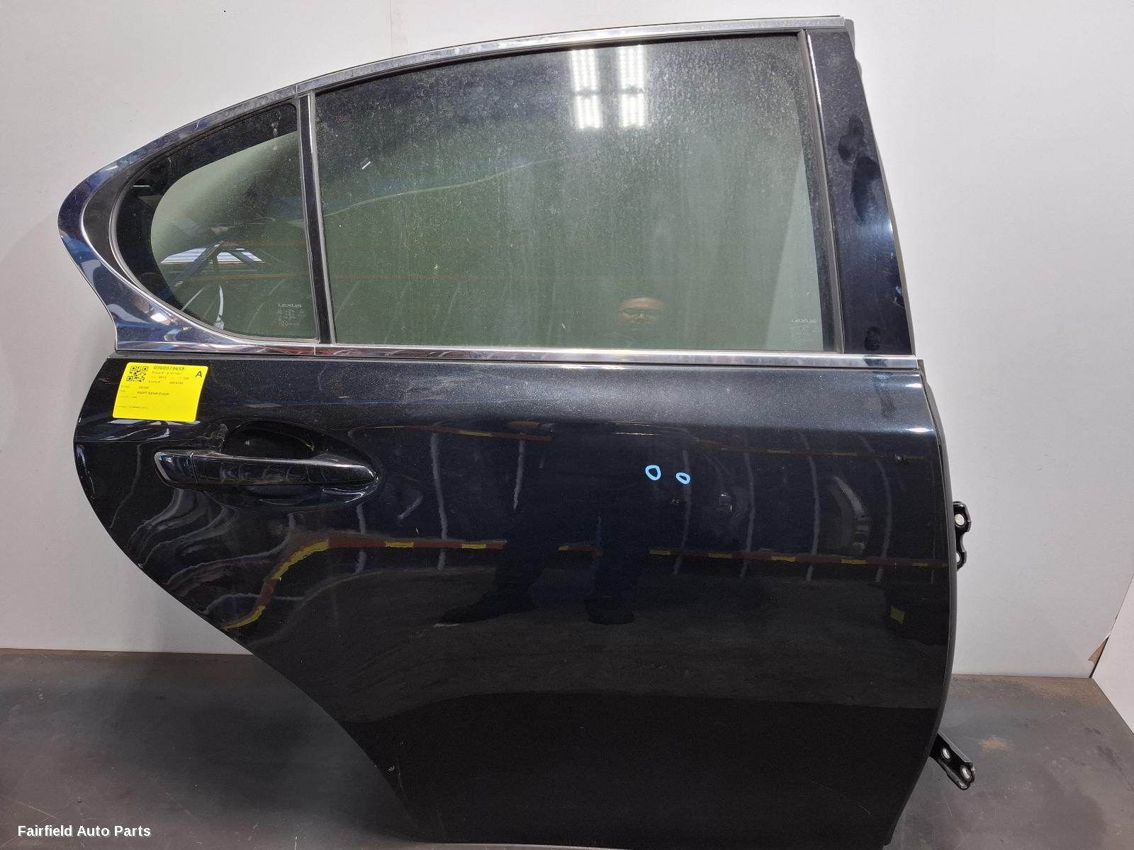 2012-2020 Lexus Gs Right Rear Door Sliding