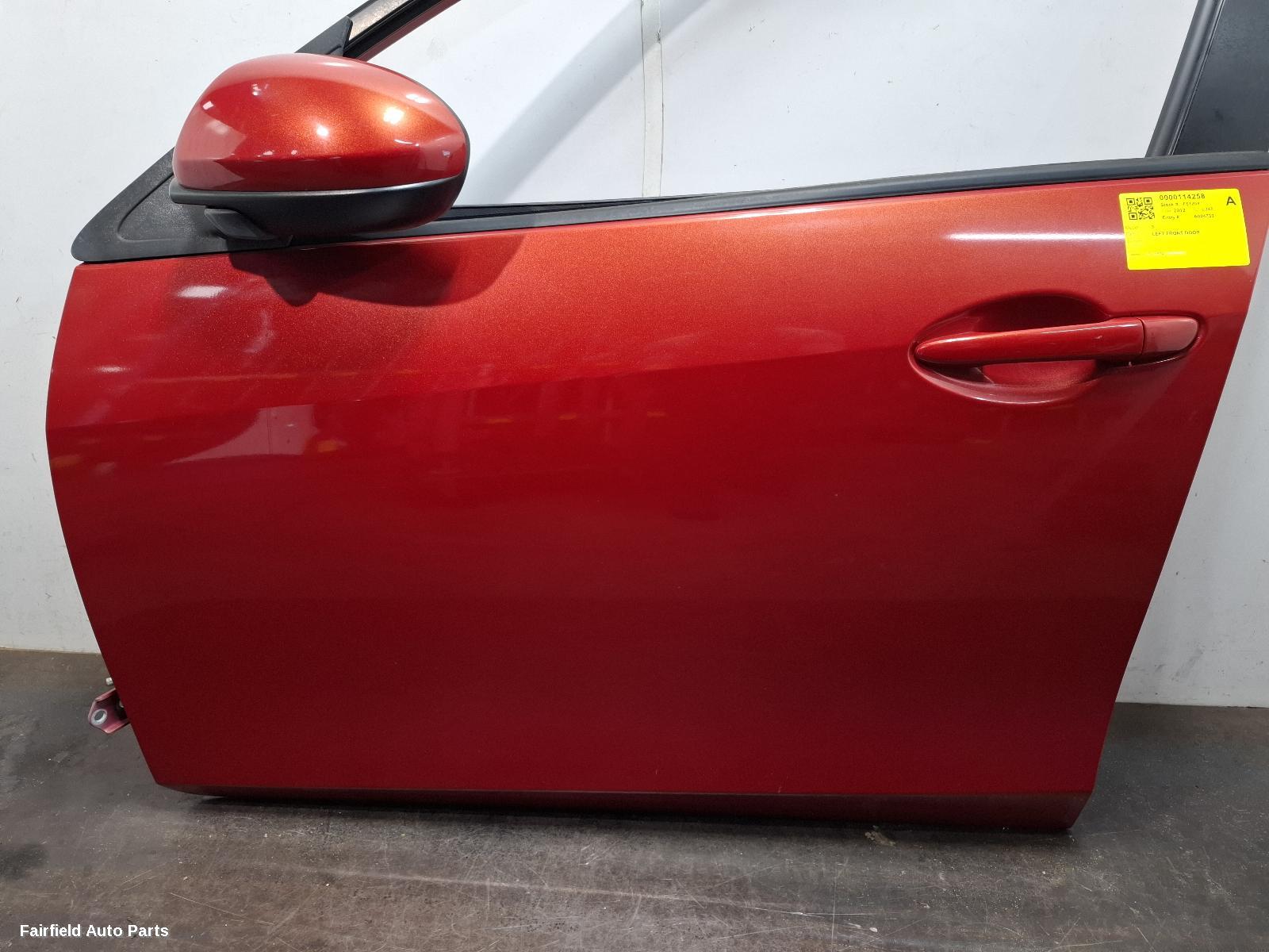 2009-2013 Mazda 3 Left Front Door