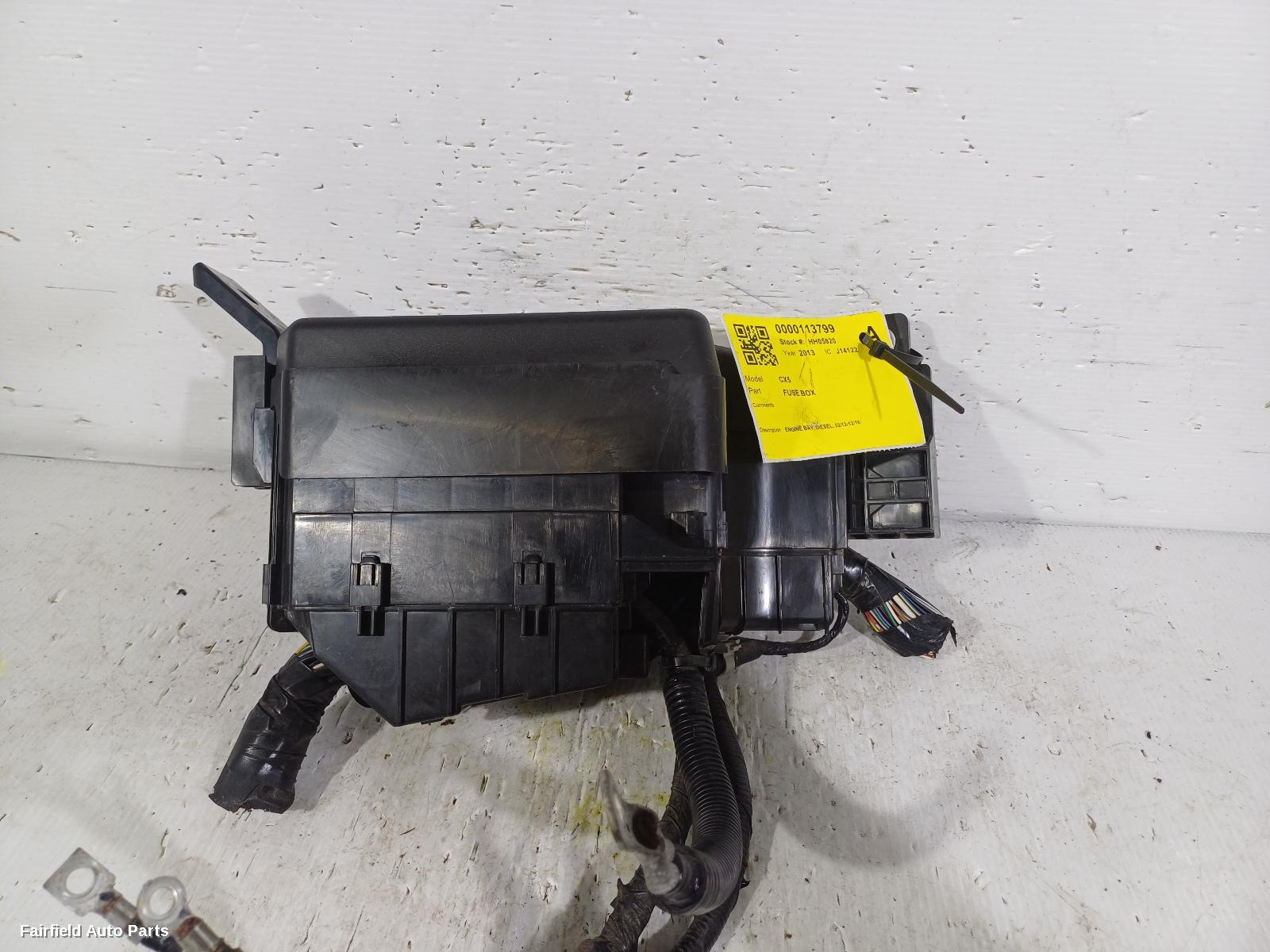 2012-2016 Mazda Cx5 Fuse Box