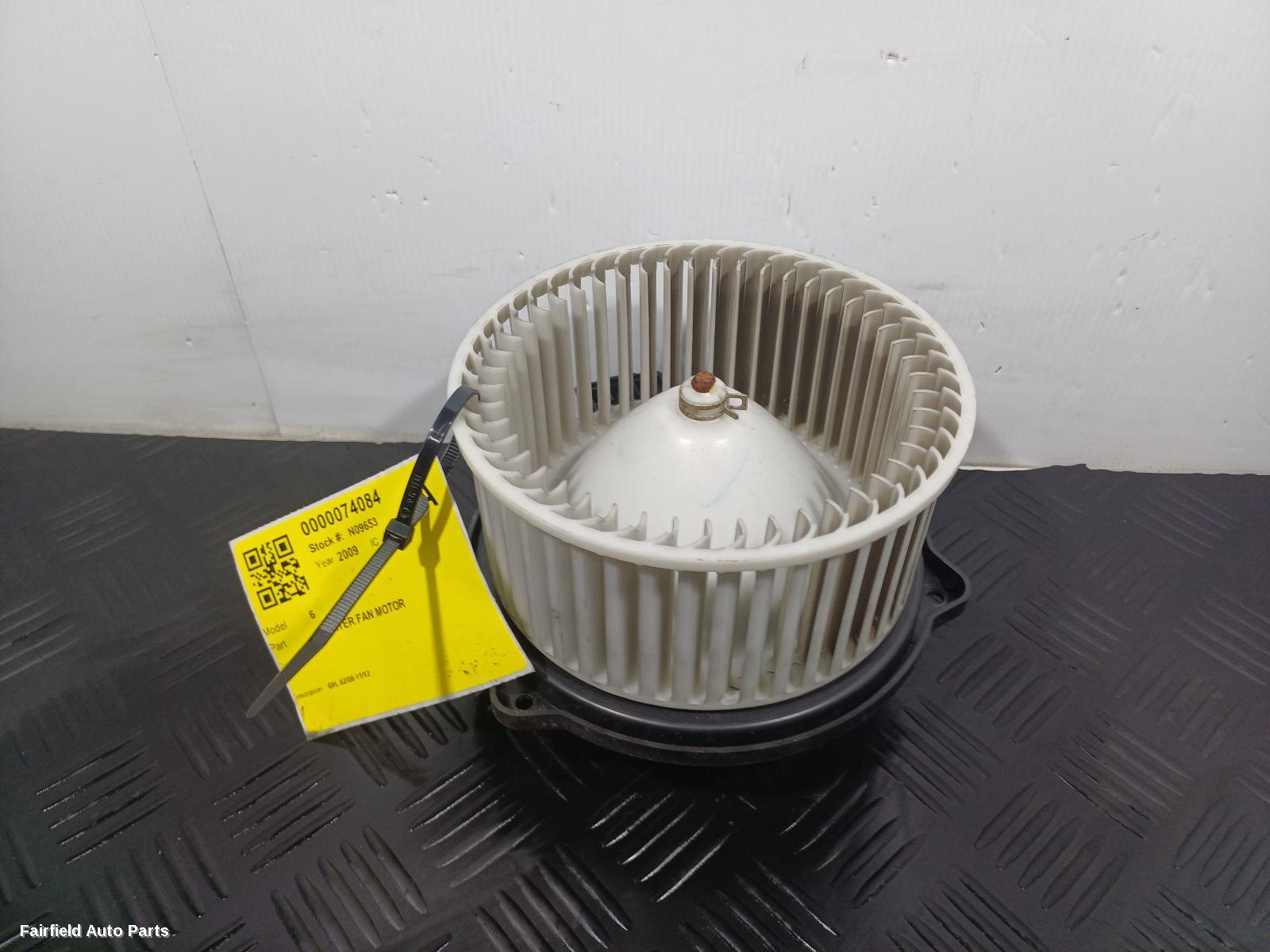2008-2012 Mazda 6 Heater Fan Motor