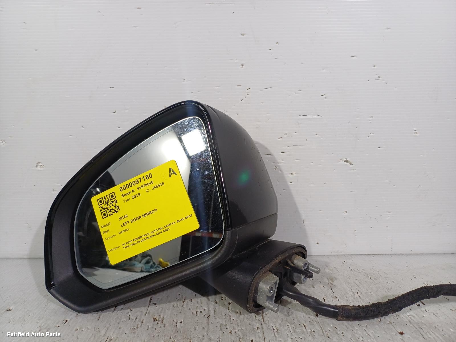2018-2022 Volvo Xc40 Left Door Mirror