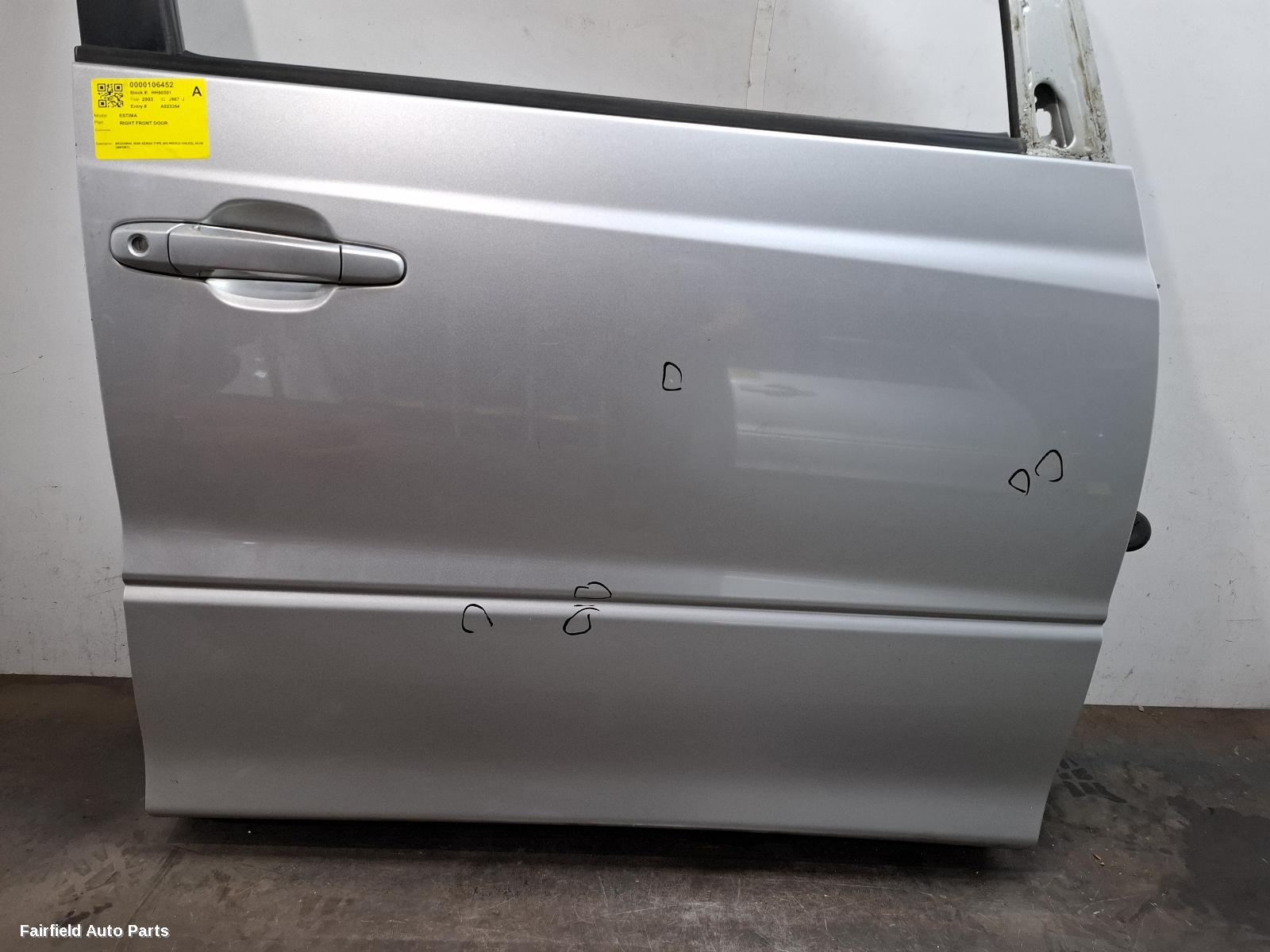 2003 Toyota Estima Right Front Door