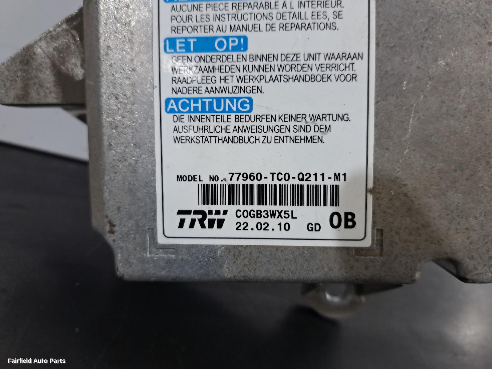 2008-2011 Honda Accord Airbag Module Sensor