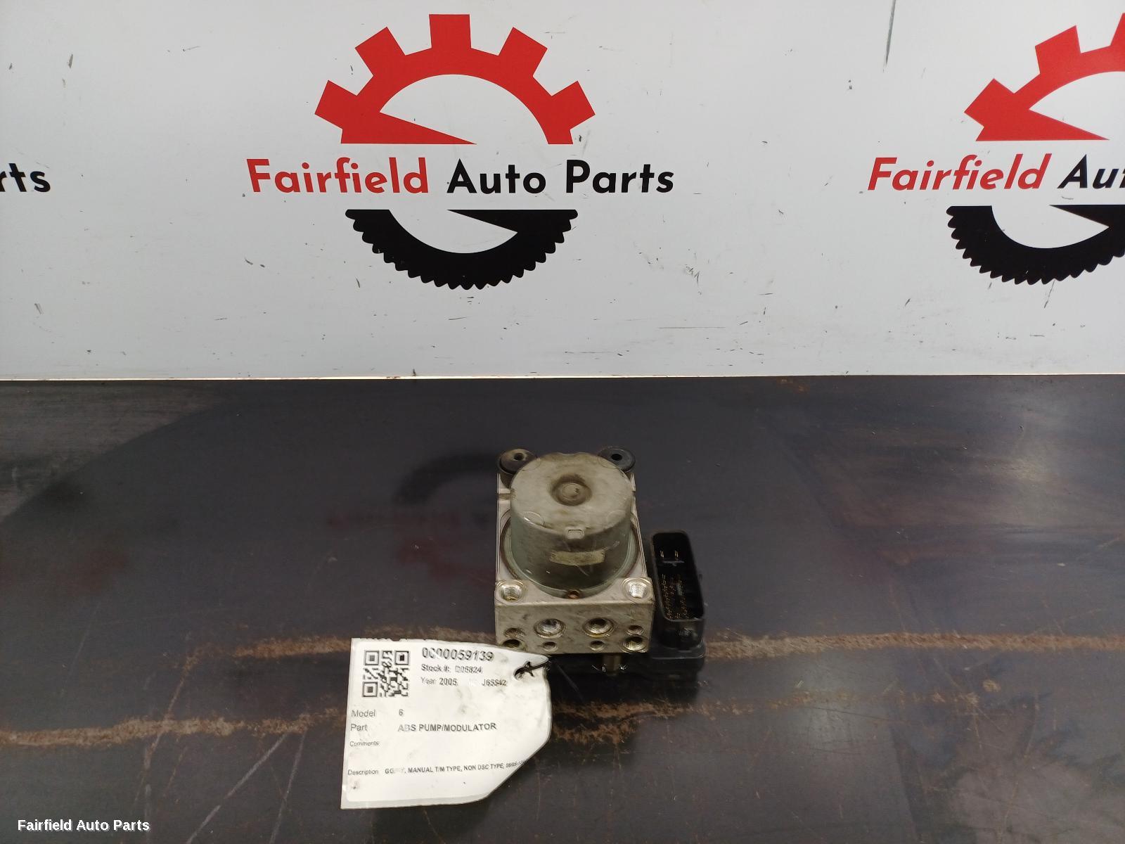 2005-2007 Mazda 6 Abs Pump Modulator