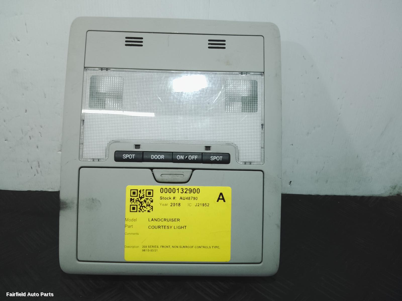 2015-2021 Toyota Landcruiser Courtesy Light