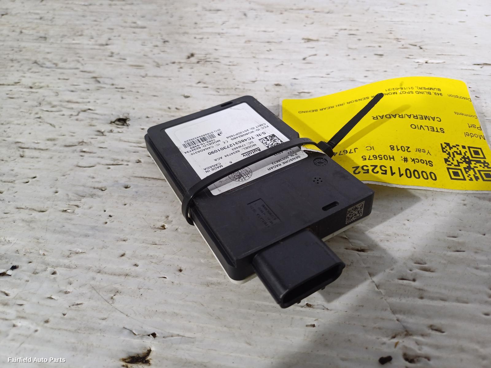 2018-2021 Alfa Romeo Stelvio Reverse Camera