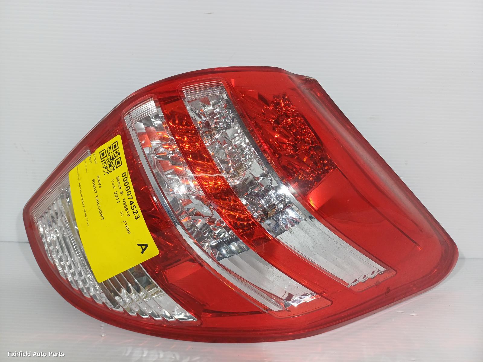 2008-2012 Toyota Rav4 Right Taillight