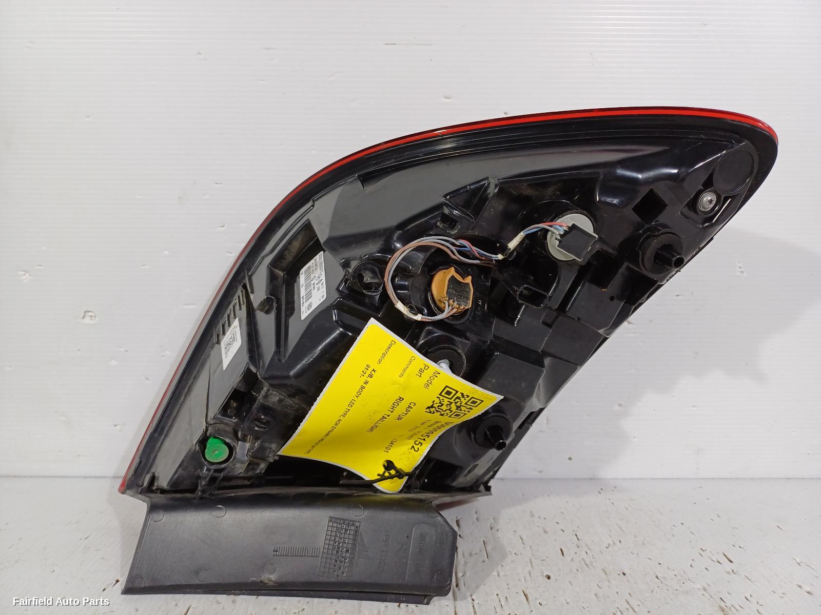 2021-2023 Renault Captur Right Taillight