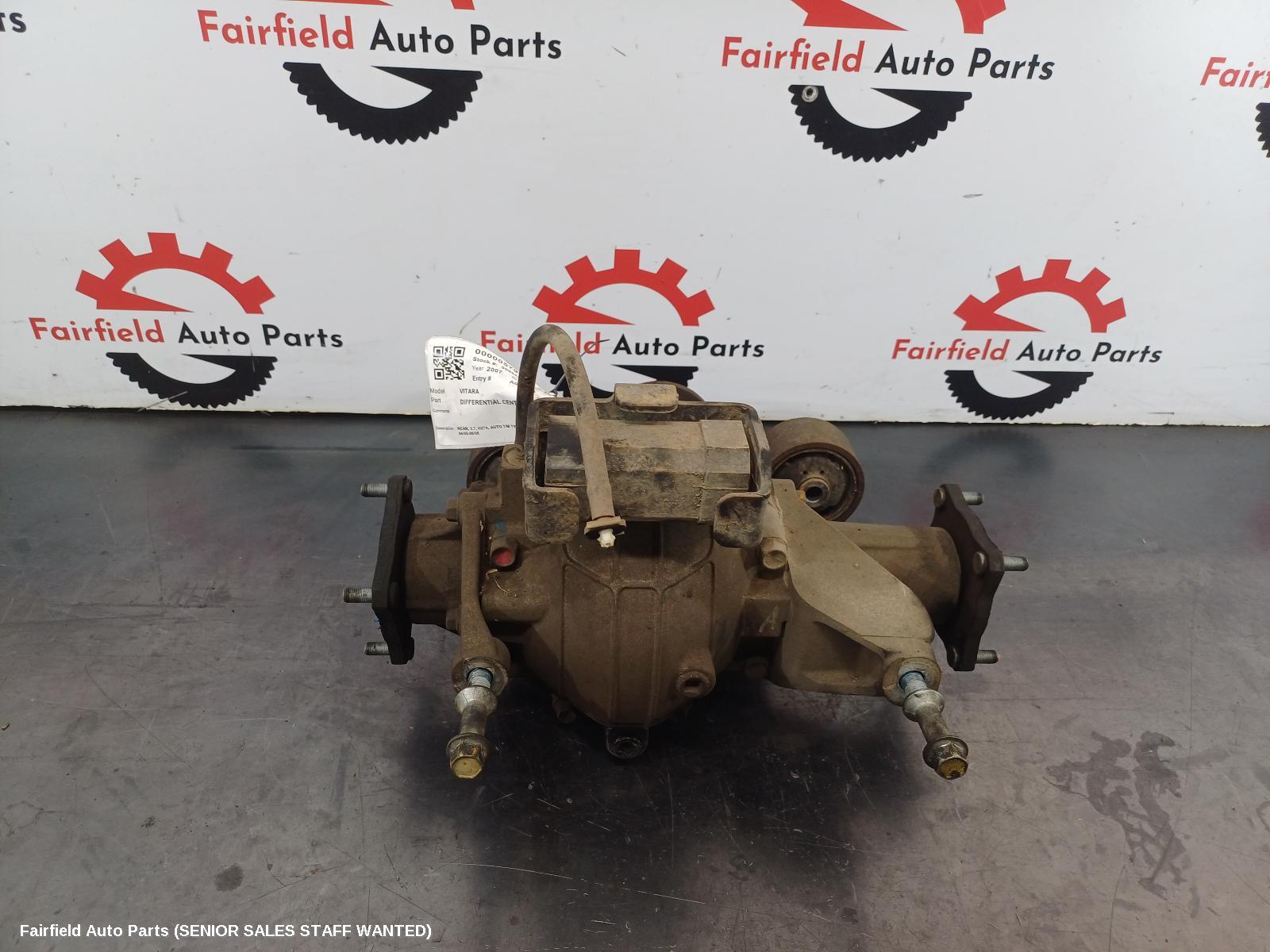 2007 Suzuki Vitara Differential Centre