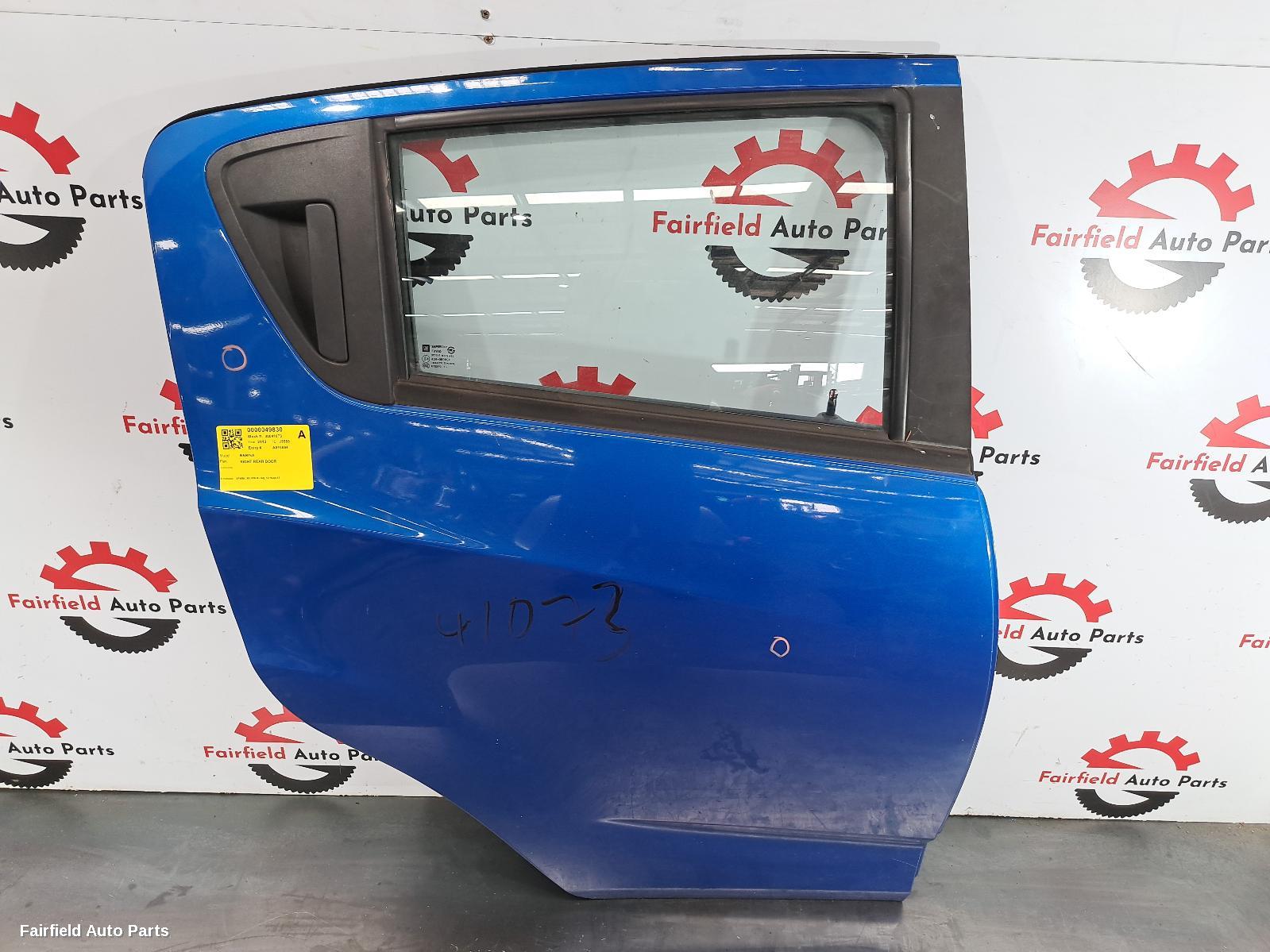 2012 Holden Barina Right Rear Door Sliding