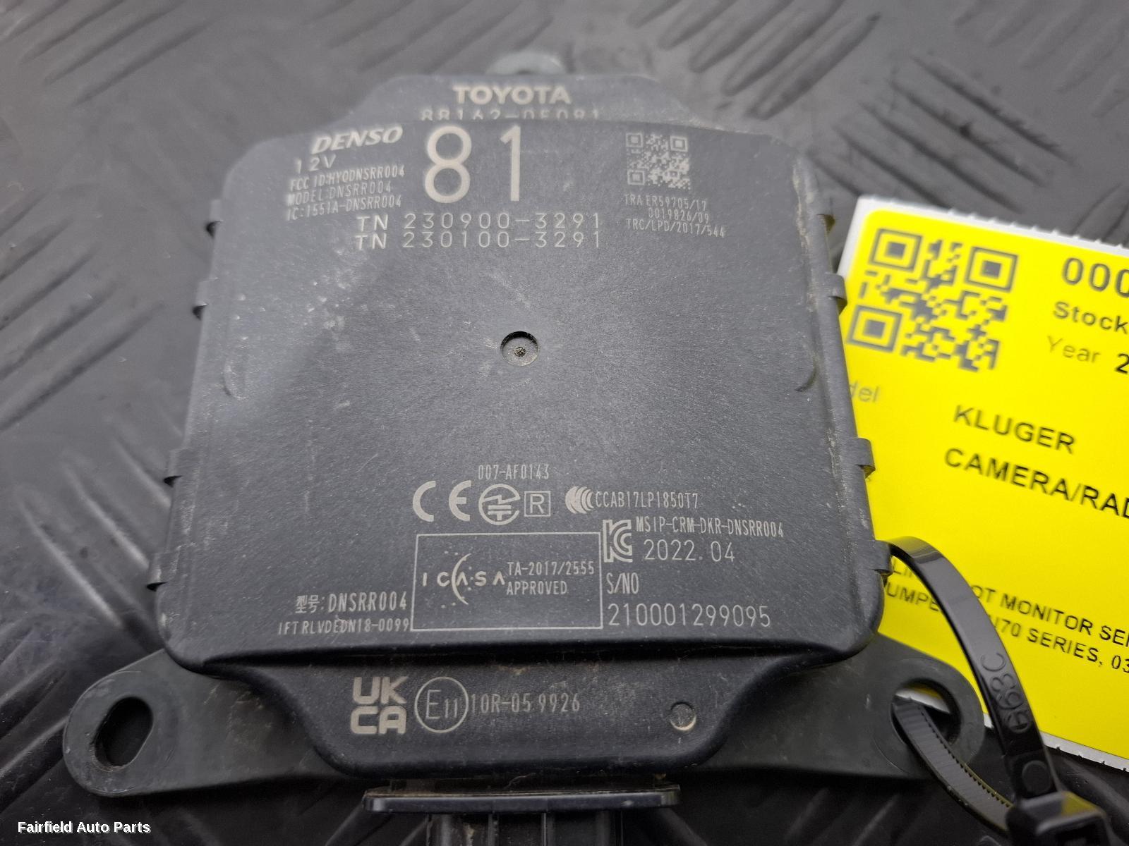 2021-2025 Toyota Kluger Reverse Camera