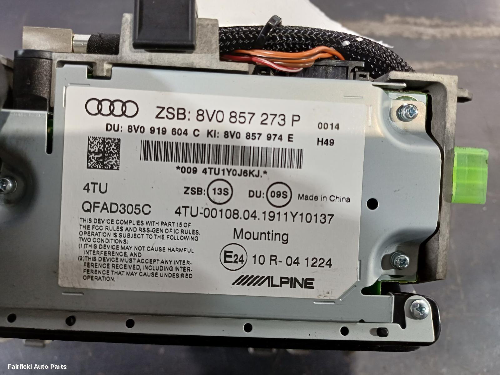 2013-2020 Audi A3 Radio Cd Dvd Sat Tv