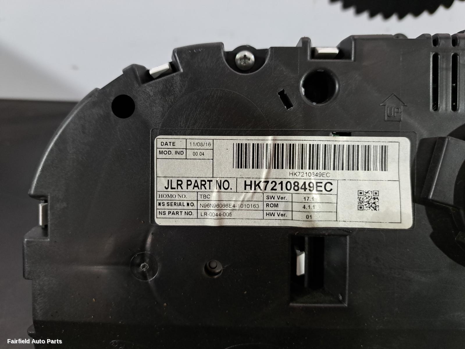 2015-2019 Land Rover Discovery Sport Instrument Cluster