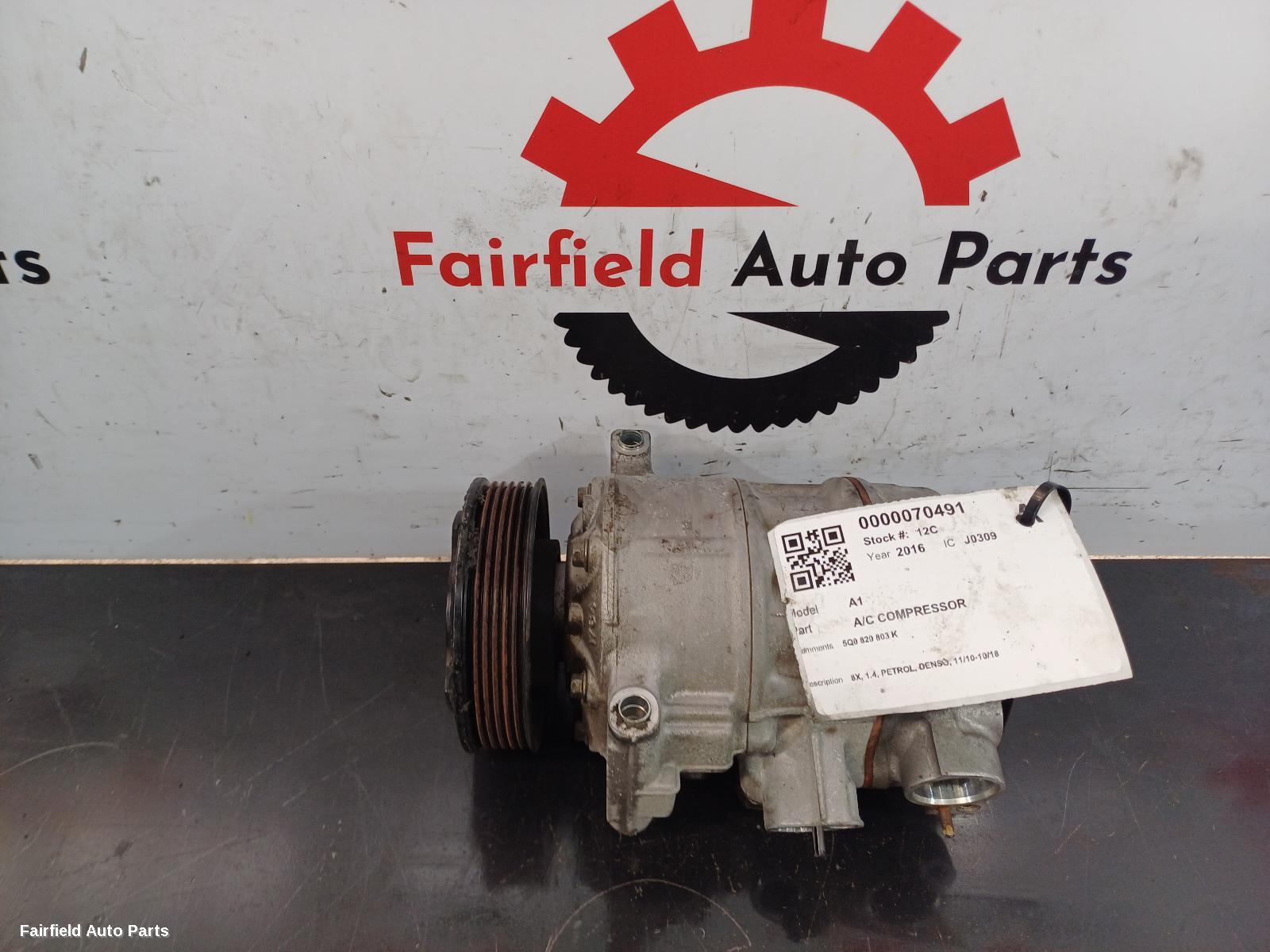 2010-2018 Audi A1 A C Compressor
