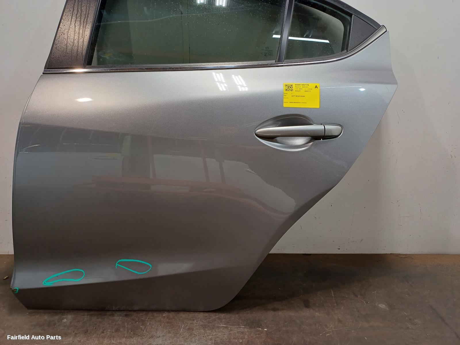 2013-2019 Mazda 3 Left Rear Door Sliding